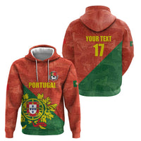 Custom Portugal Football Hoodie Sporty Style