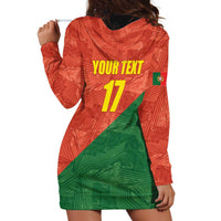 Custom Portugal Football Hoodie Dress Sporty Style