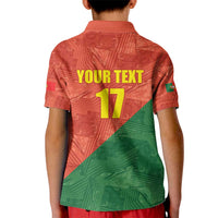 Custom Portugal Football Kid Polo Shirt Sporty Style