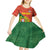 Custom Portugal Football Kid Short Sleeve Dress Sporty Style