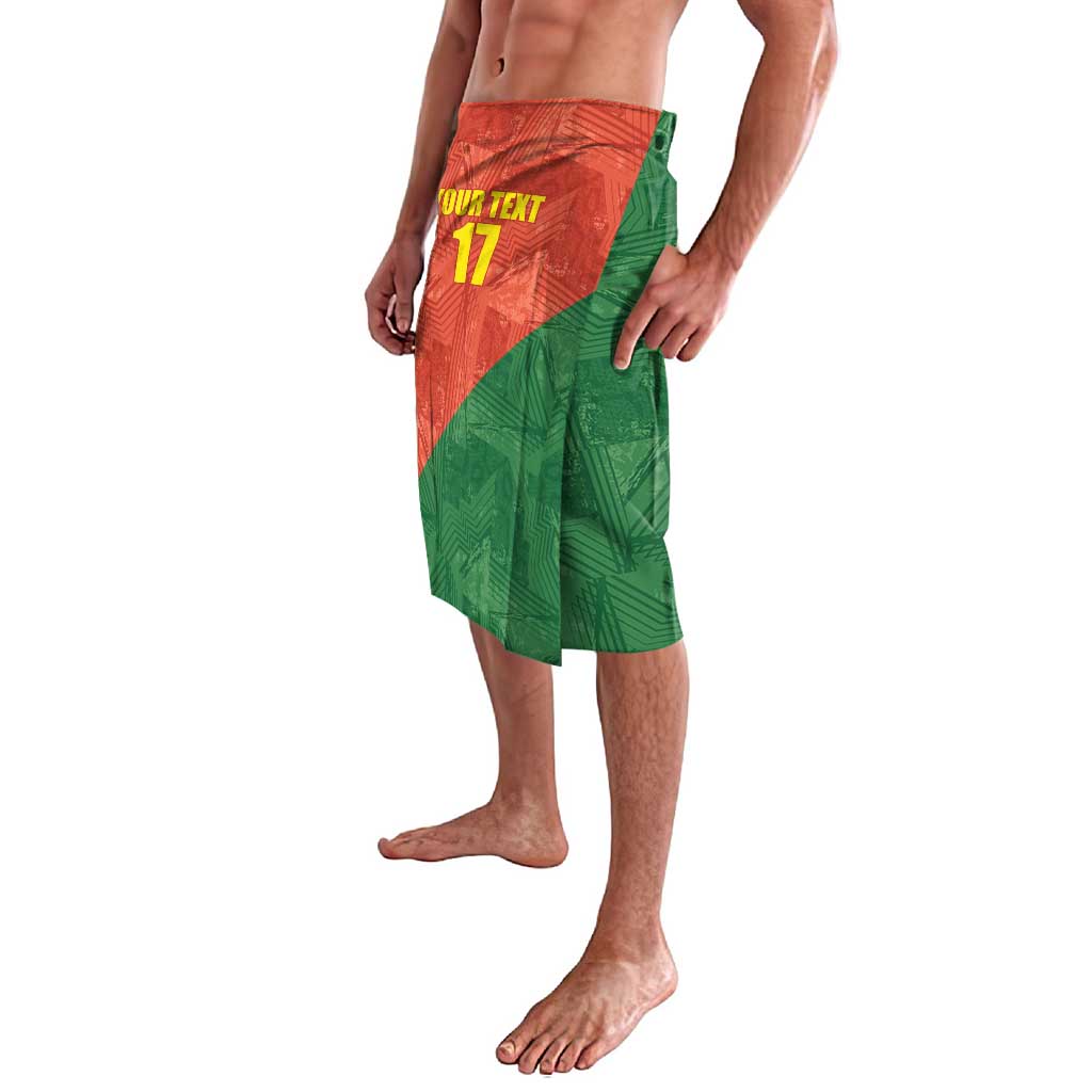 Custom Portugal Football Lavalava Sporty Style