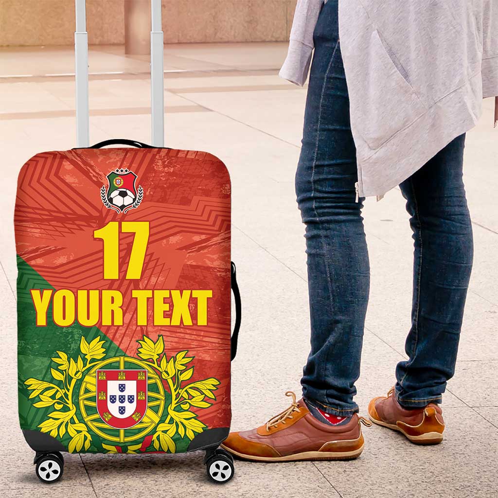 Custom Portugal Football Luggage Cover Sporty Style