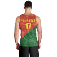 Custom Portugal Football Men Tank Top Sporty Style