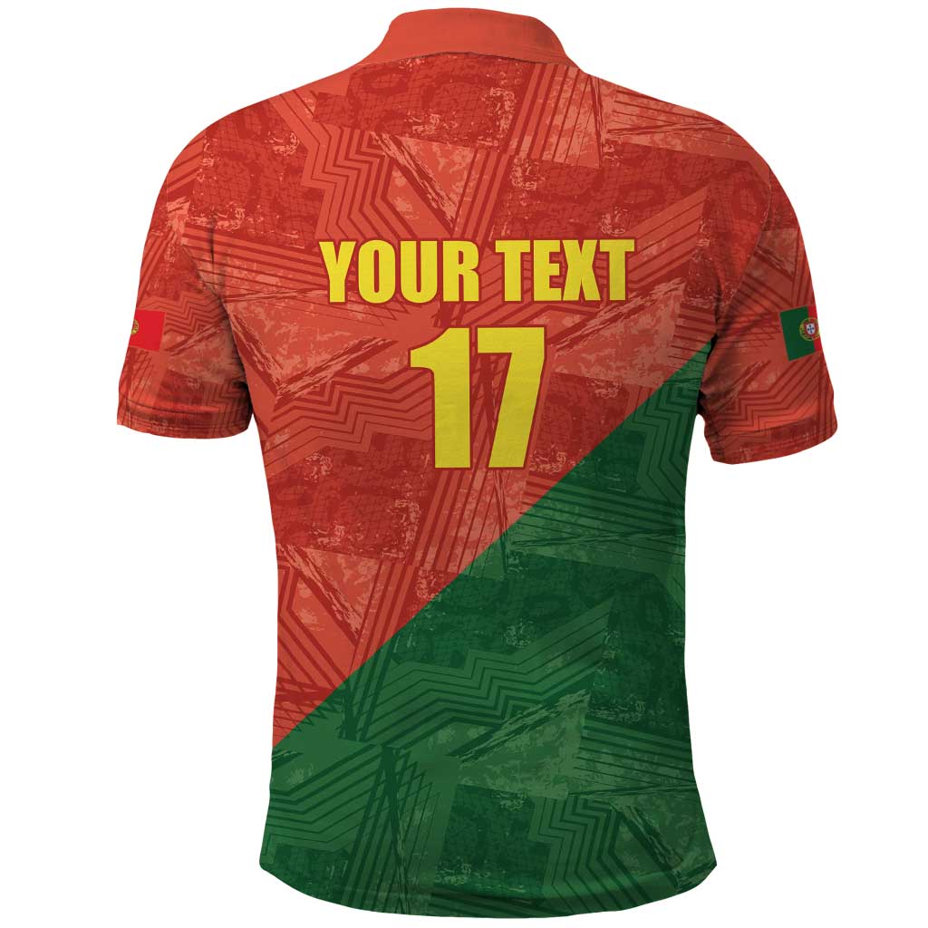 Custom Portugal Football Polo Shirt Sporty Style