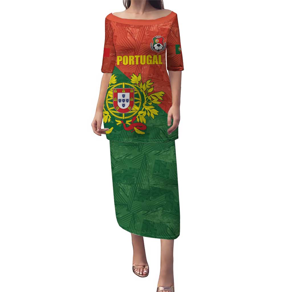 Custom Portugal Football Puletasi Sporty Style