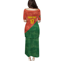 Custom Portugal Football Puletasi Sporty Style