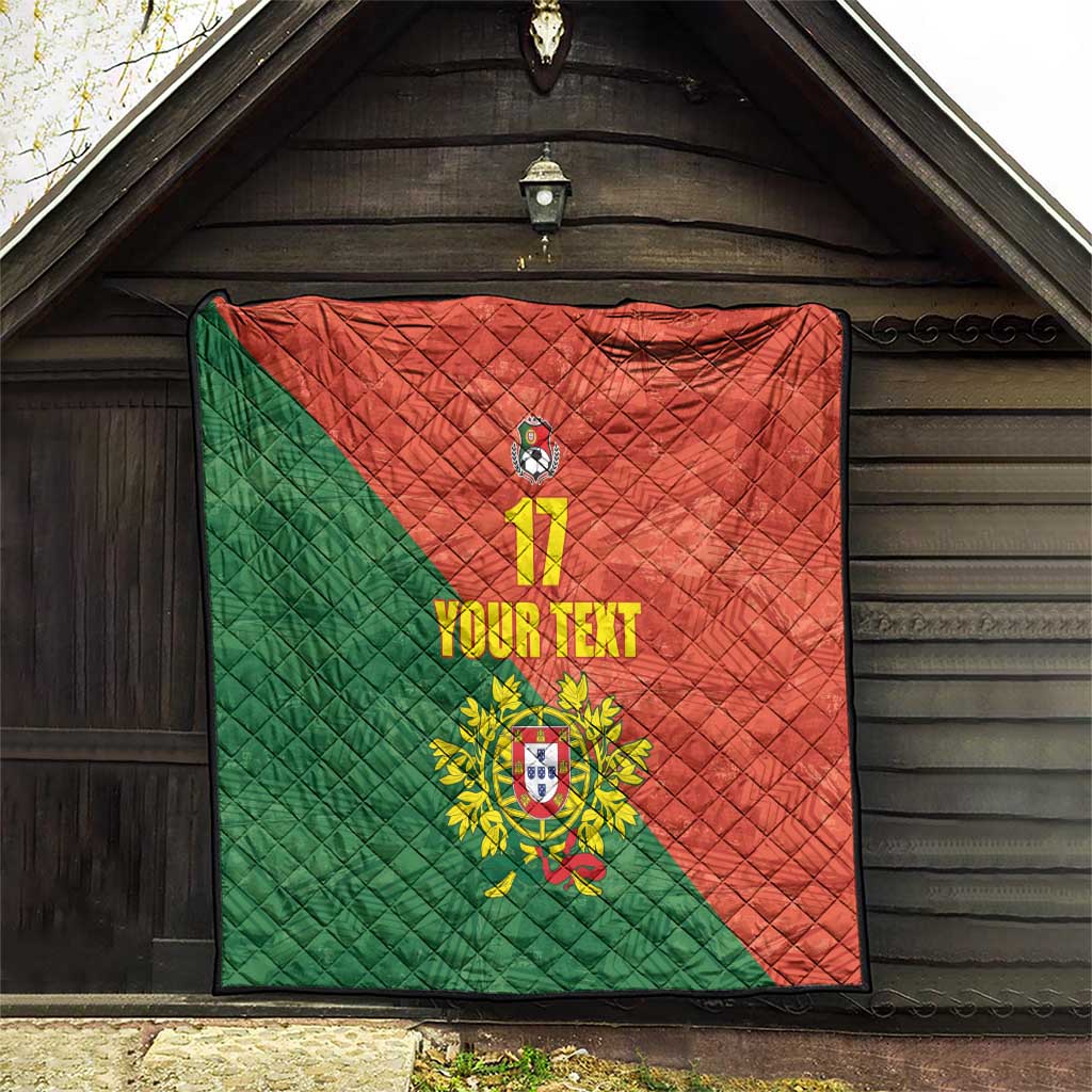 Custom Portugal Football Quilt Sporty Style