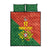 Custom Portugal Football Quilt Bed Set Sporty Style