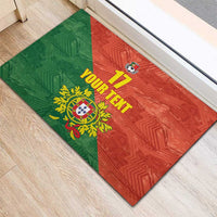 Custom Portugal Football Rubber Doormat Sporty Style