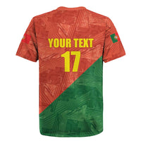 Custom Portugal Football Rugby Jersey Sporty Style