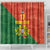 Custom Portugal Football Shower Curtain Sporty Style