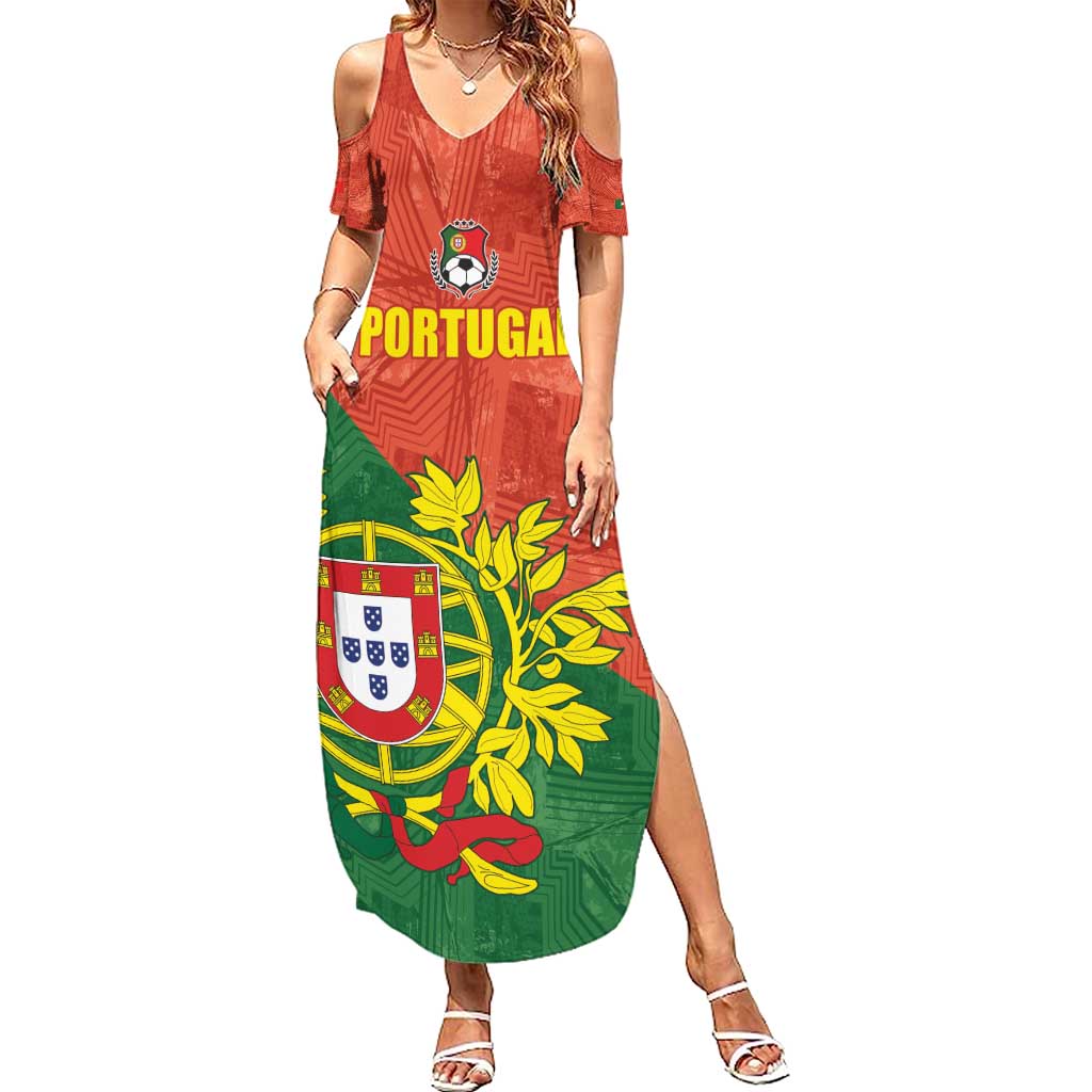 Custom Portugal Football Summer Maxi Dress Sporty Style