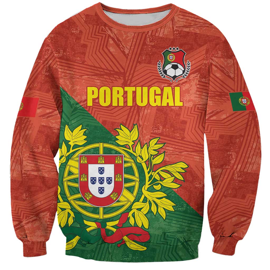 Custom Portugal Football Sweatshirt Sporty Style