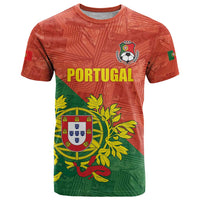 Custom Portugal Football T Shirt Sporty Style