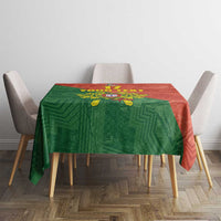 Custom Portugal Football Tablecloth Sporty Style