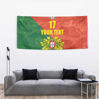 Custom Portugal Football Tapestry Sporty Style