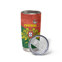 Custom Portugal Football Tumbler Cup Sporty Style
