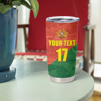 Custom Portugal Football Tumbler Cup Sporty Style