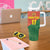 Custom Portugal Football Tumbler With Handle Sporty Style