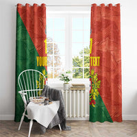 Custom Portugal Football Window Curtain Sporty Style