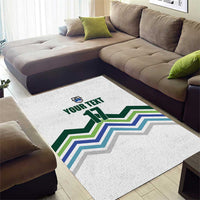 Custom Slovenia Football Area Rug Sporty Style