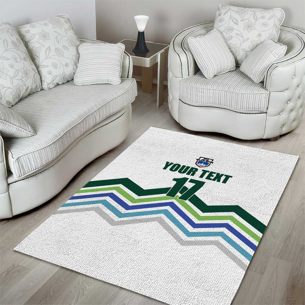Custom Slovenia Football Area Rug Sporty Style
