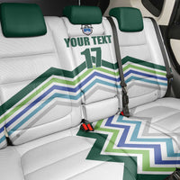 Custom Slovenia Football Back Car Seat Cover Sporty Style