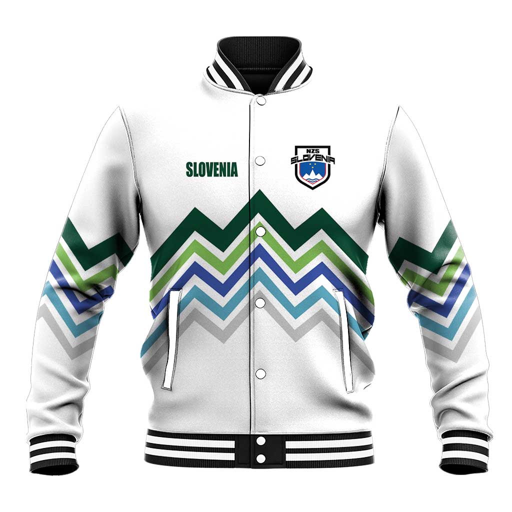 Custom Slovenia Football Baseball Jacket Sporty Style