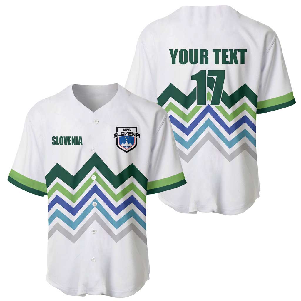Custom Slovenia Football Baseball Jersey Sporty Style