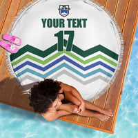 Custom Slovenia Football Beach Blanket Sporty Style