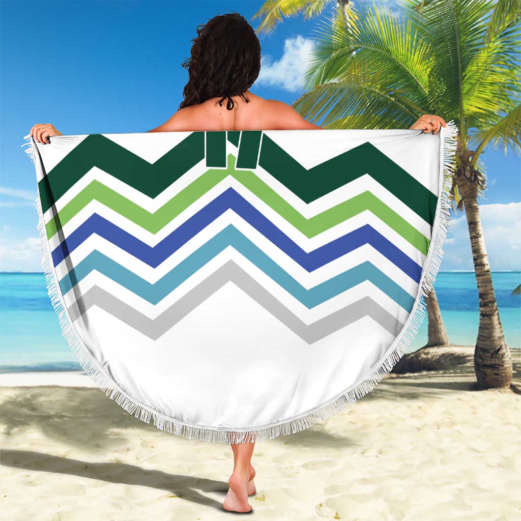 Custom Slovenia Football Beach Blanket Sporty Style