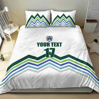 Custom Slovenia Football Bedding Set Sporty Style