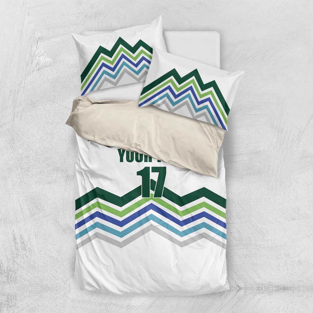 Custom Slovenia Football Bedding Set Sporty Style