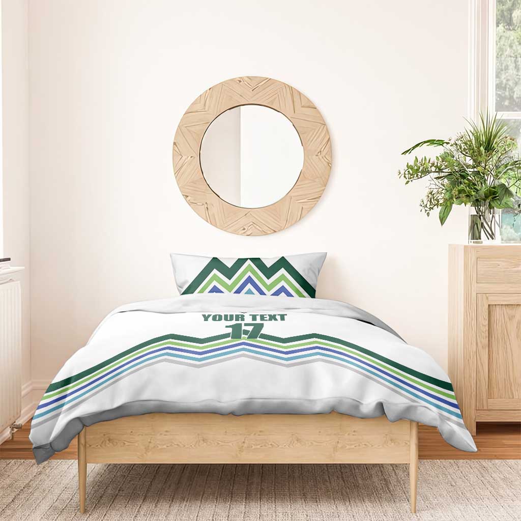 Custom Slovenia Football Bedding Set Sporty Style