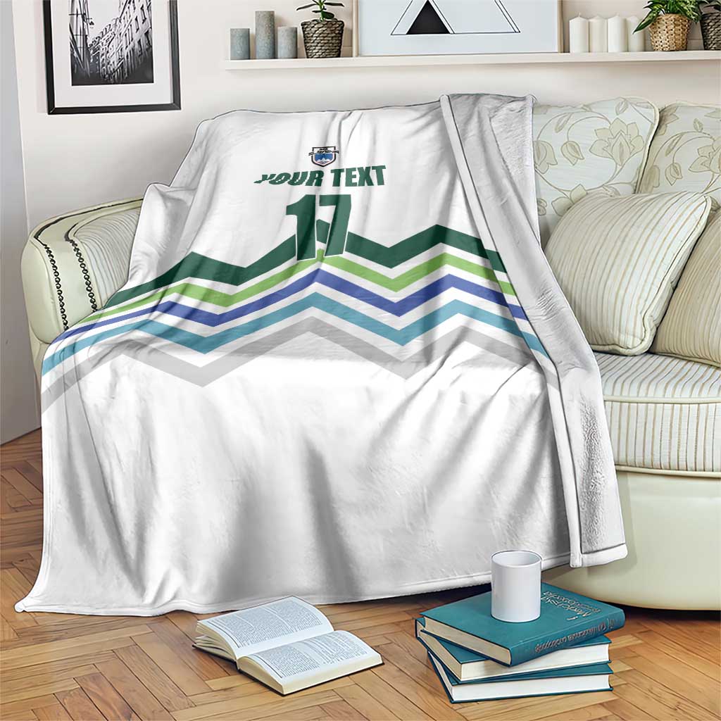 Custom Slovenia Football Blanket Sporty Style