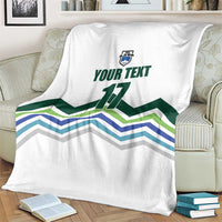 Custom Slovenia Football Blanket Sporty Style