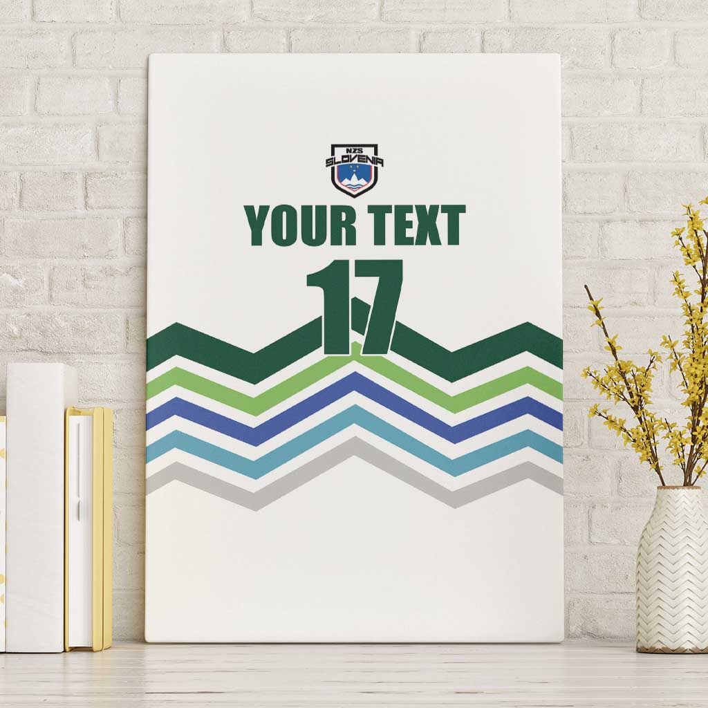 Custom Slovenia Football Canvas Wall Art Sporty Style