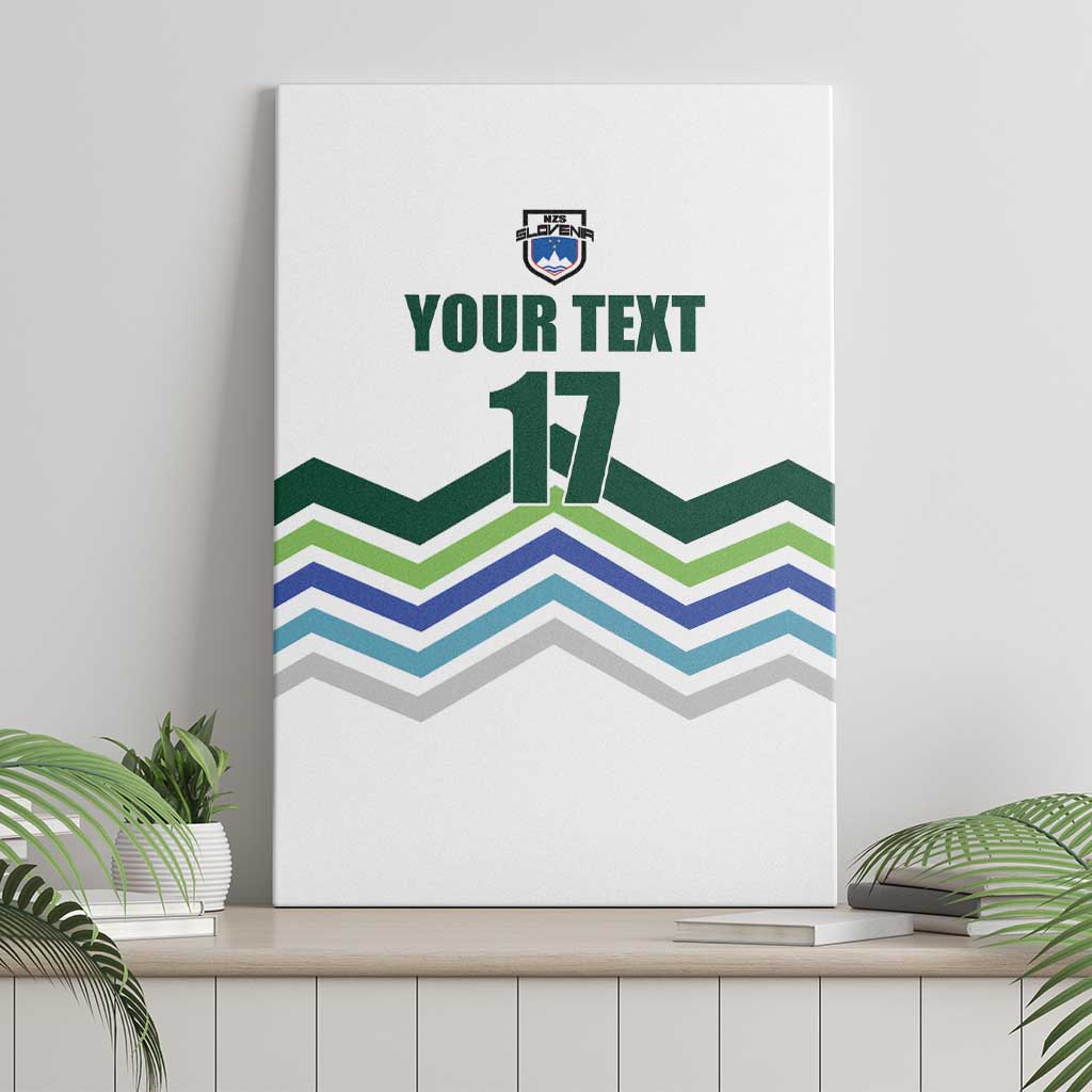 Custom Slovenia Football Canvas Wall Art Sporty Style