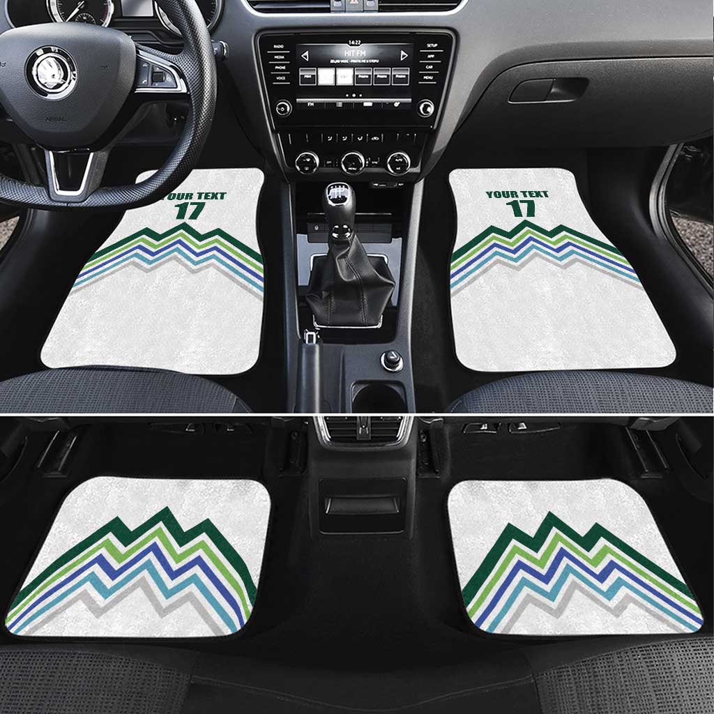 Custom Slovenia Football Car Mats Sporty Style
