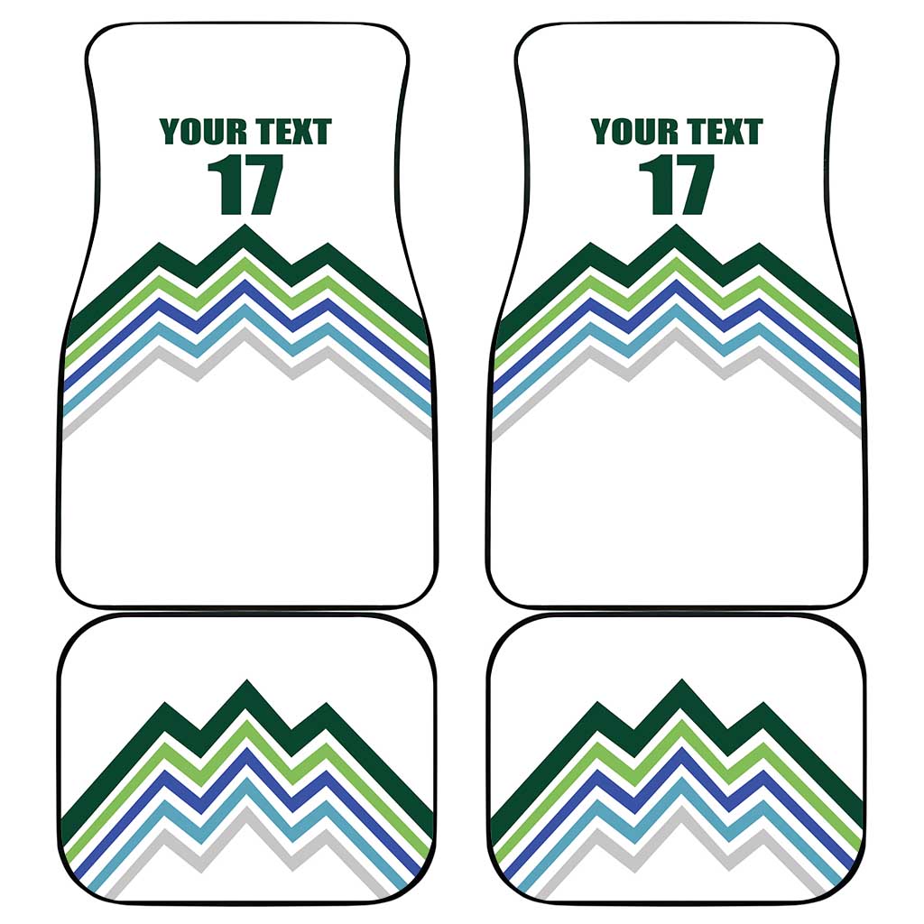 Custom Slovenia Football Car Mats Sporty Style