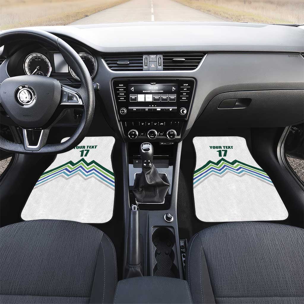 Custom Slovenia Football Car Mats Sporty Style