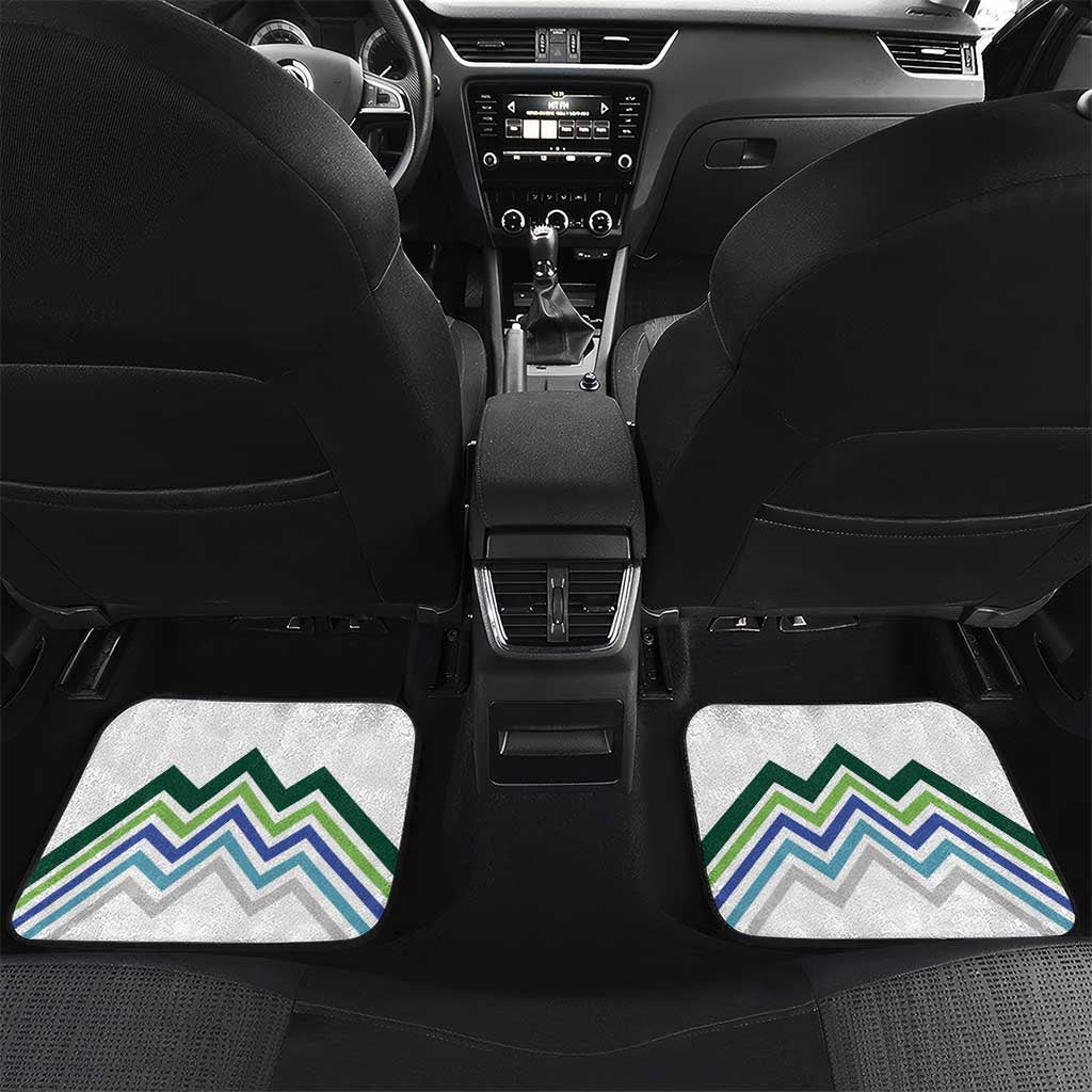Custom Slovenia Football Car Mats Sporty Style