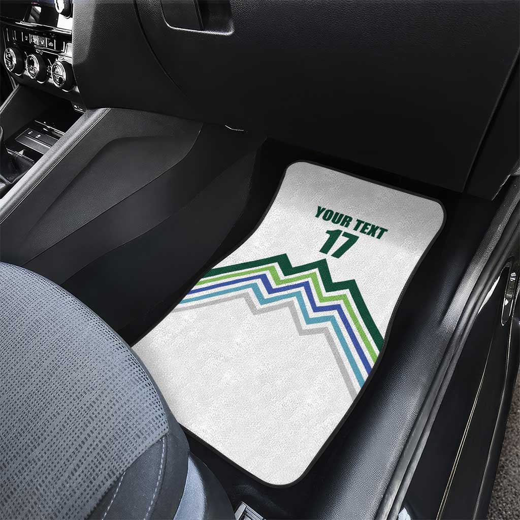 Custom Slovenia Football Car Mats Sporty Style