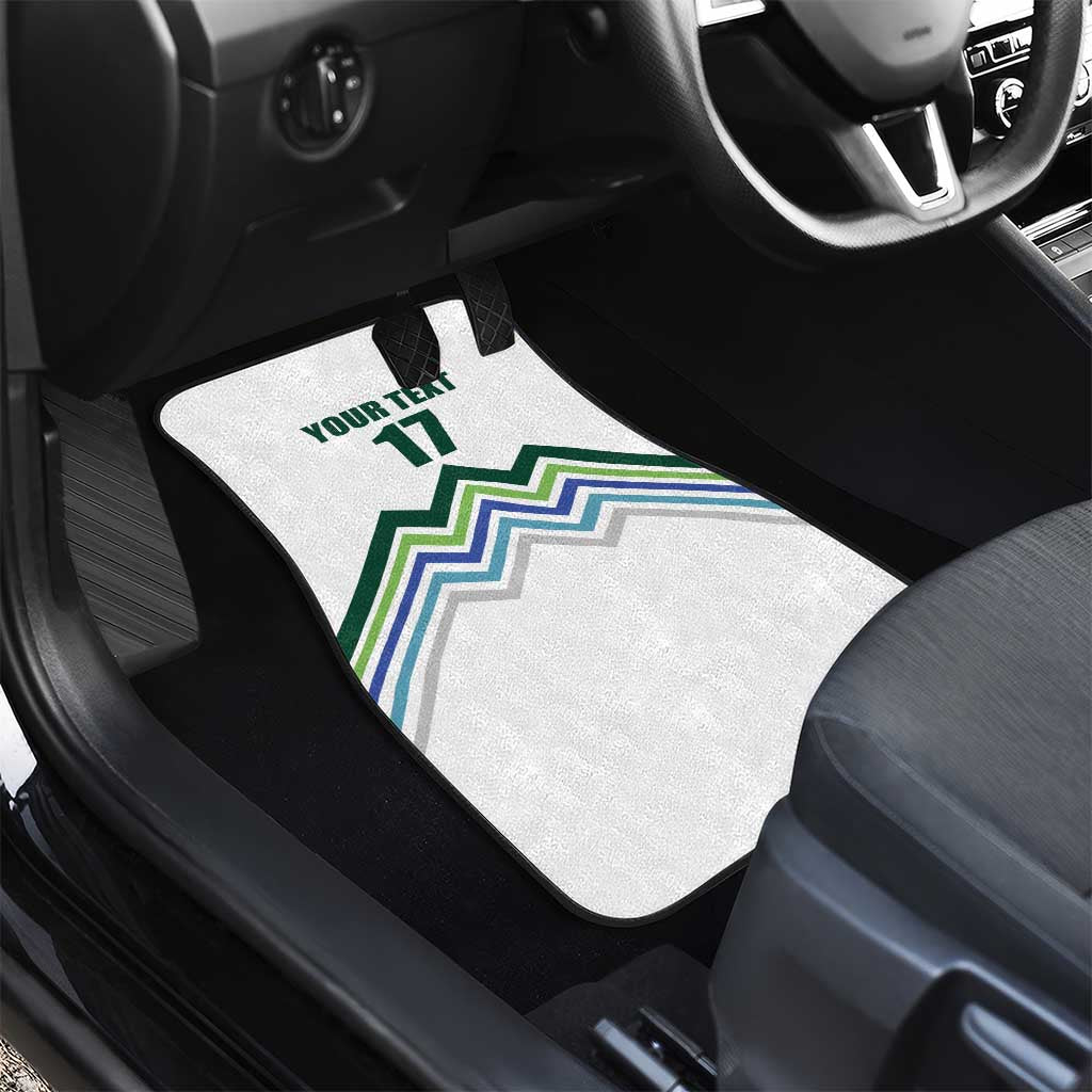 Custom Slovenia Football Car Mats Sporty Style