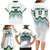 Custom Slovenia Football Family Matching Long Sleeve Bodycon Dress and Hawaiian Shirt Sporty Style