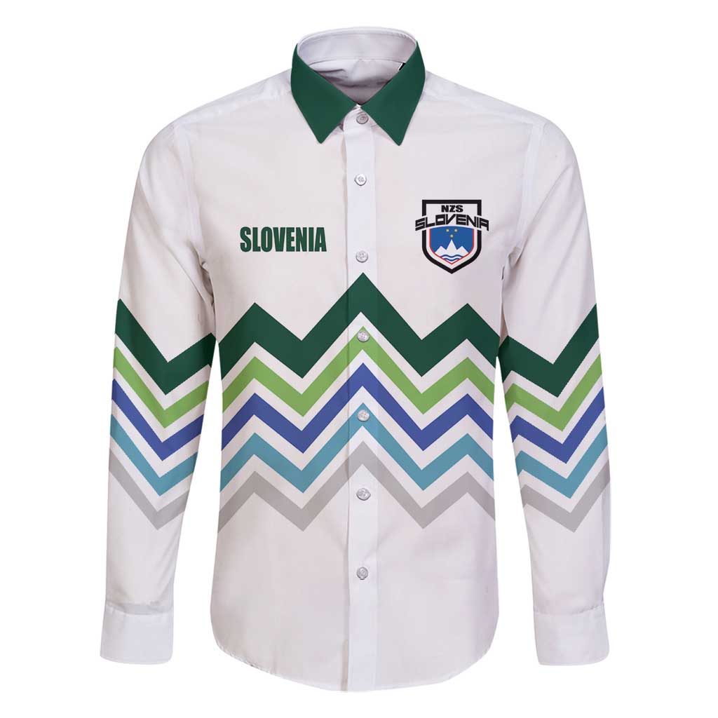 Custom Slovenia Football Family Matching Long Sleeve Bodycon Dress and Hawaiian Shirt Sporty Style