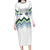 Custom Slovenia Football Family Matching Long Sleeve Bodycon Dress and Hawaiian Shirt Sporty Style