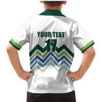 Custom Slovenia Football Family Matching Mermaid Dress and Hawaiian Shirt Sporty Style