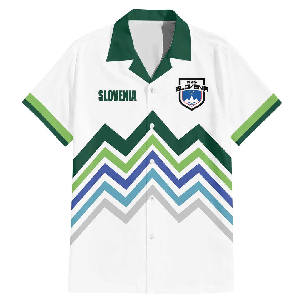 Custom Slovenia Football Family Matching Mermaid Dress and Hawaiian Shirt Sporty Style