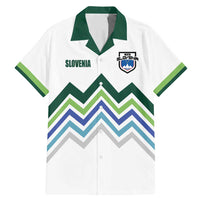 Custom Slovenia Football Family Matching Mermaid Dress and Hawaiian Shirt Sporty Style